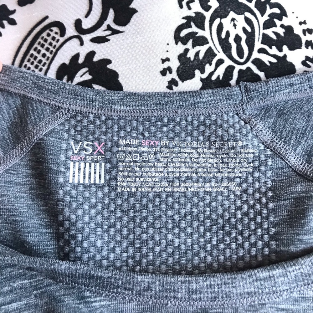 VS Women’s Spot Set T-Shirt+Cap Grey Pink - Picture 8 of 8